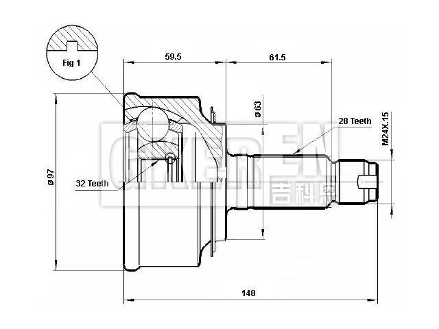 球笼修理包 CV Joint Kit:44014-SCA-E01