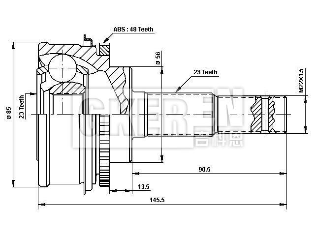 球笼修理包 CV Joint Kit:43420-10121