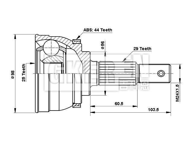 球笼修理包 CV Joint Kit:39211-2Y070