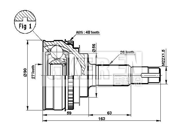 球笼修理包 CV Joint Kit:43430-28031
