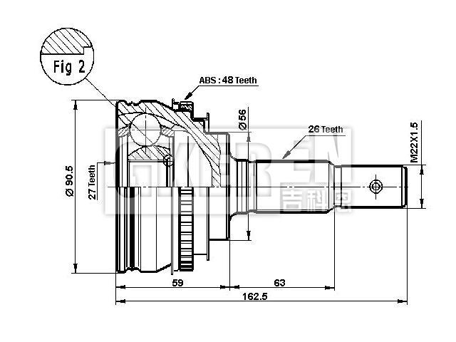 球笼修理包 CV Joint Kit:43410-20251