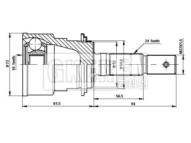 球笼修理包 CV Joint Kit:43410-87401
