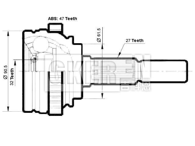 球笼修理包 CV Joint Kit:26003052