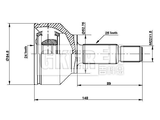 球笼修理包 CV Joint Kit:4166906