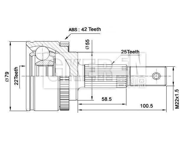 球笼修理包 CV Joint Kit:39211-BM526
