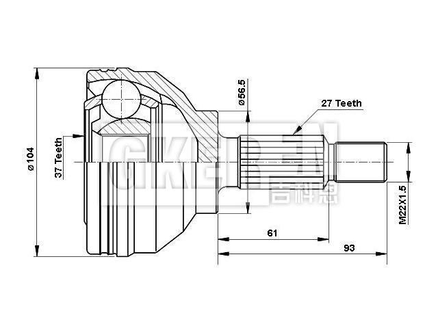 球笼修理包 CV Joint Kit:82 00 467 679
