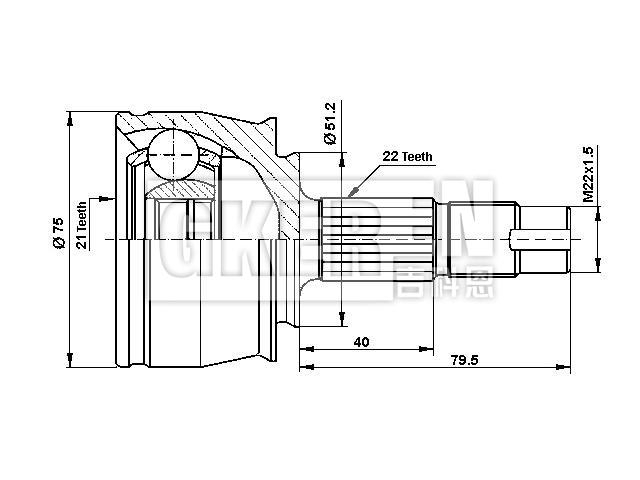 球笼修理包 CV Joint Kit:46308337