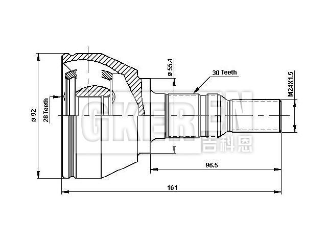 球笼修理包 CV Joint Kit:12793840