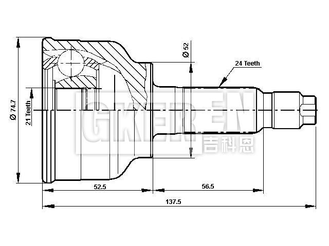 球笼修理包 CV Joint Kit:0K30A-22-510