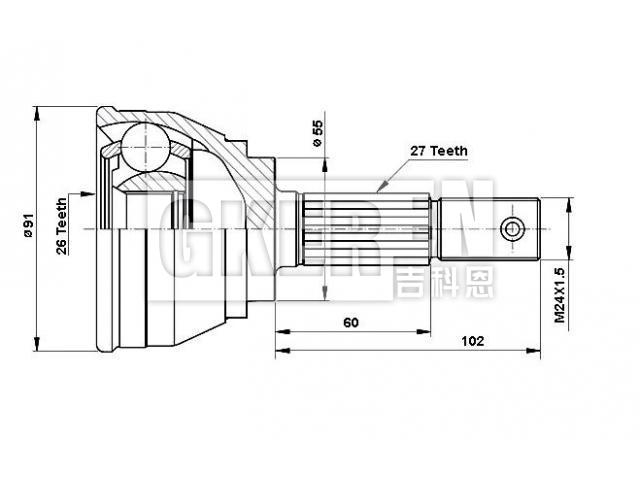 球笼修理包 CV Joint Kit:39211-5M300