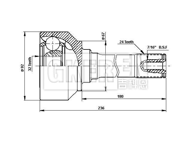 球笼修理包 CV Joint Kit:RTC6862