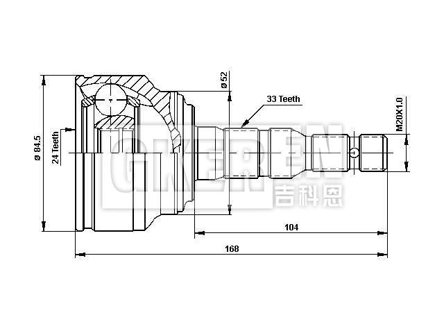 球笼修理包 CV Joint Kit:92100312