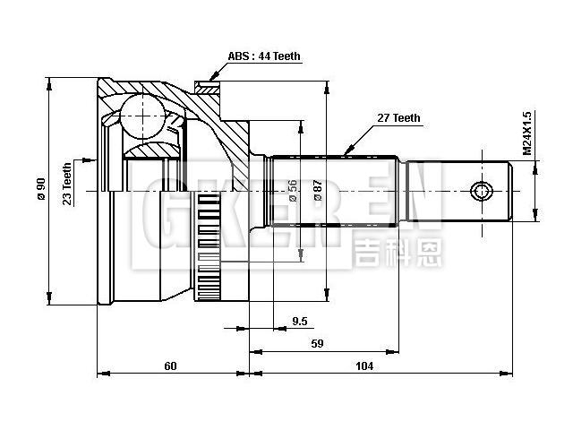 球笼修理包 CV Joint Kit:39211-2J200