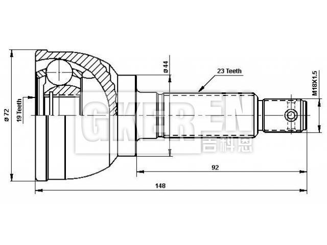 球笼修理包 CV Joint Kit:44101-86041