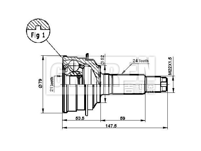 球笼修理包 CV Joint Kit:43410-87742