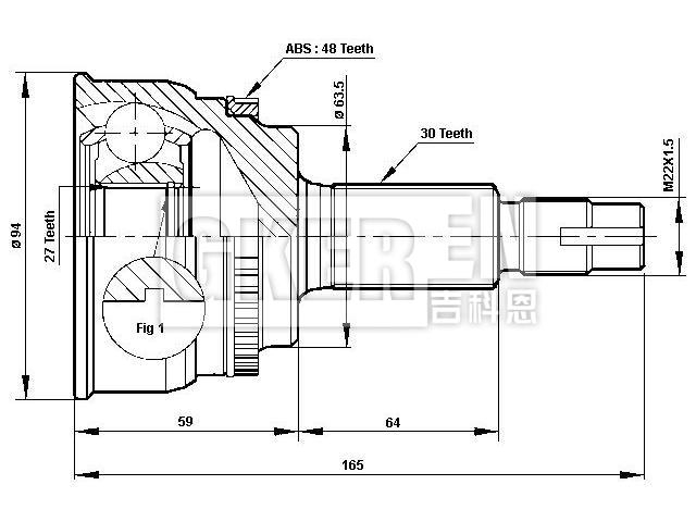 球笼修理包 CV Joint Kit:43410-28051