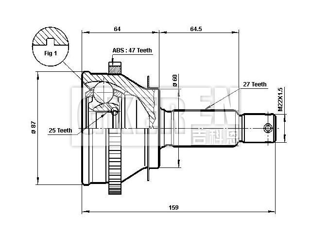 球笼修理包 CV Joint Kit:49501-3A210