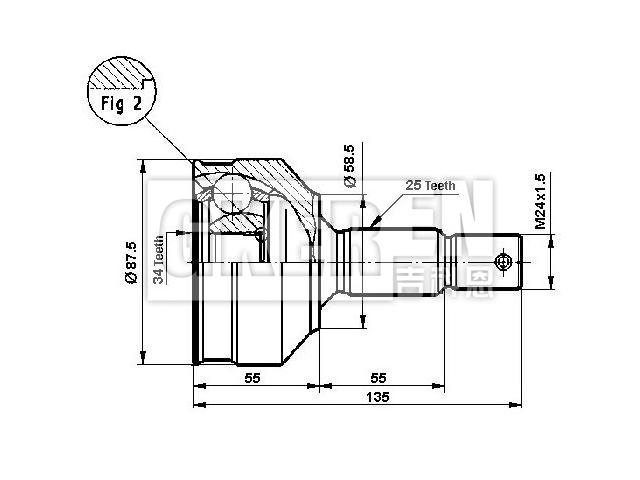 球笼修理包 CV Joint Kit:3273.LP