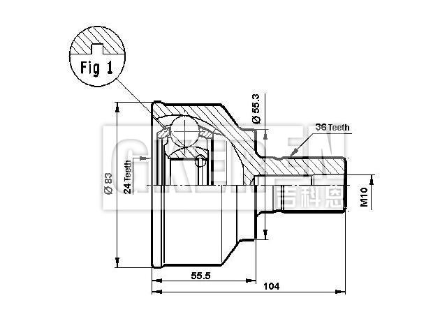 球笼修理包 CV Joint Kit:GR28-25-60X